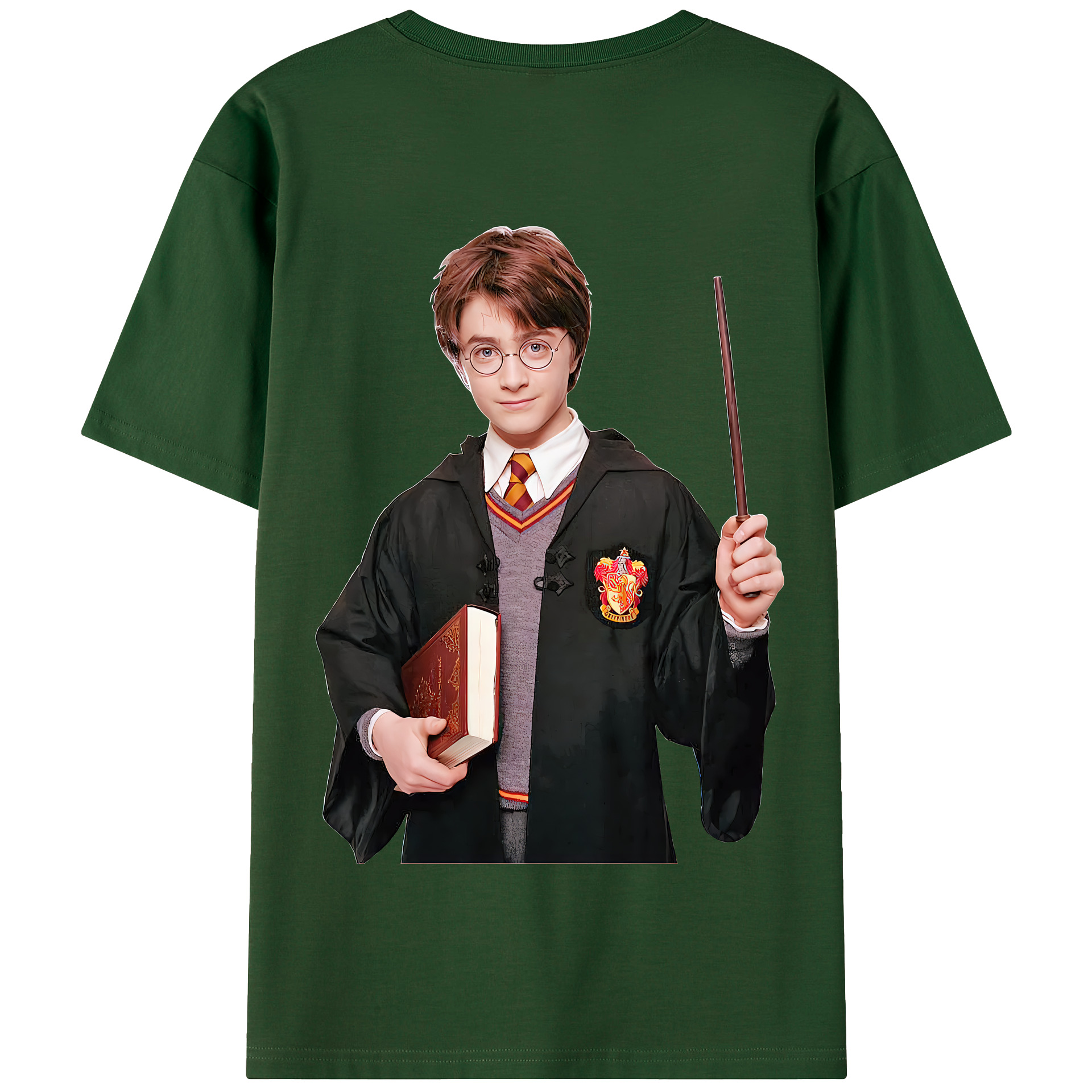 （画像用） Harry Potter ハリー・ポッターシリーズ 綿100％半袖Tシャツ（背面プリント）